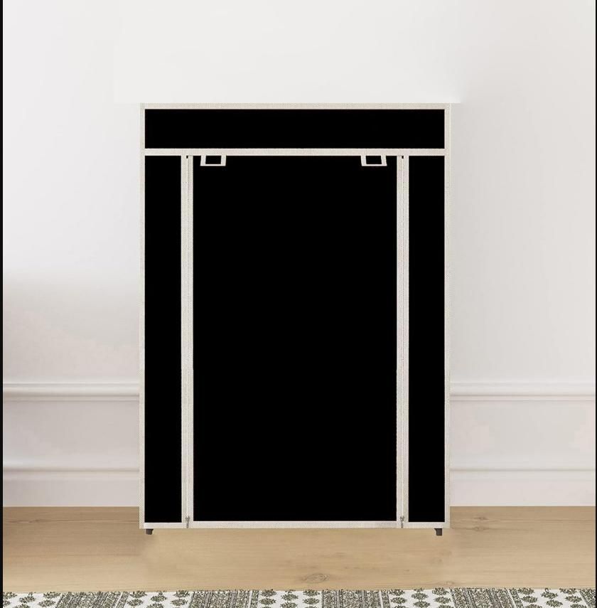 4 Rack Collapsible Wardrobe Cabinet and Shoe Rack